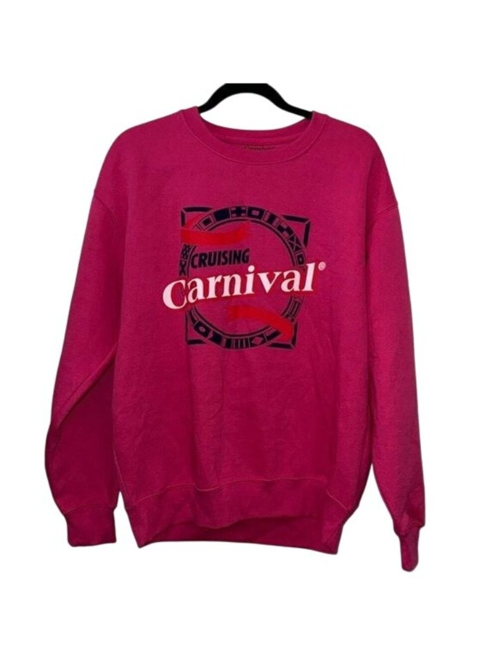 Carnival Cruise Pink Sweatshirt Crewneck Size M - Picture 1 of 4